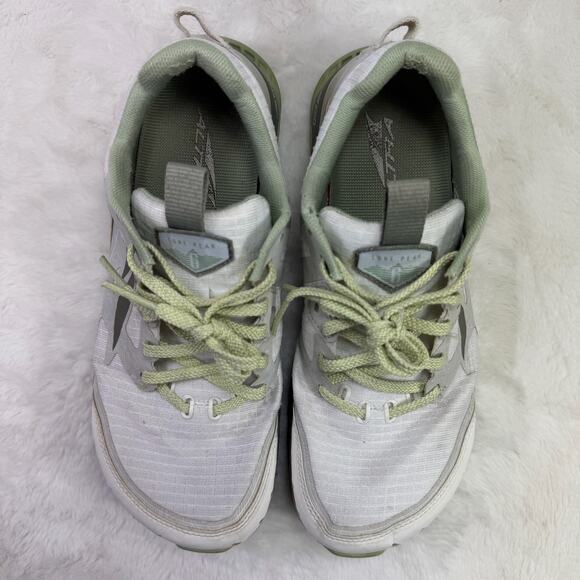 Altra Lone Peak 6 Women’s Trail Running Shoes – White/Green Size 8.5 - Picture 8 of 10